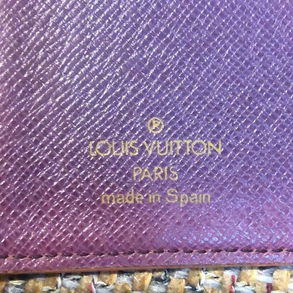 LOUIS VUITTON LV Epi Leather Agenda Planner Binder Credit Card Passport Book